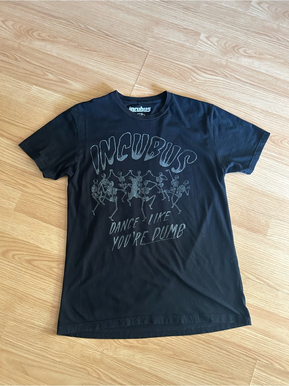 Incubus Dance Like You’re Dumb Black Graphic T-Shirt Medium